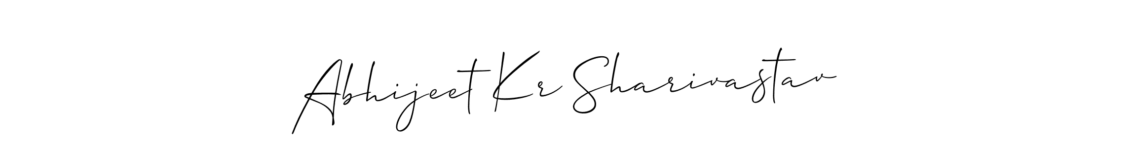 Make a beautiful signature design for name Abhijeet Kr Sharivastav. Use this online signature maker to create a handwritten signature for free. Abhijeet Kr Sharivastav signature style 2 images and pictures png