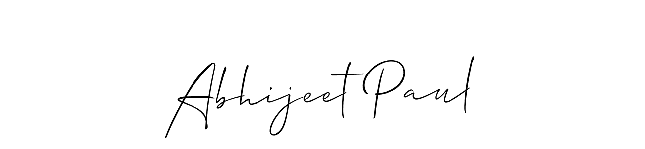 Best and Professional Signature Style for Abhijeet Paul. Allison_Script Best Signature Style Collection. Abhijeet Paul signature style 2 images and pictures png