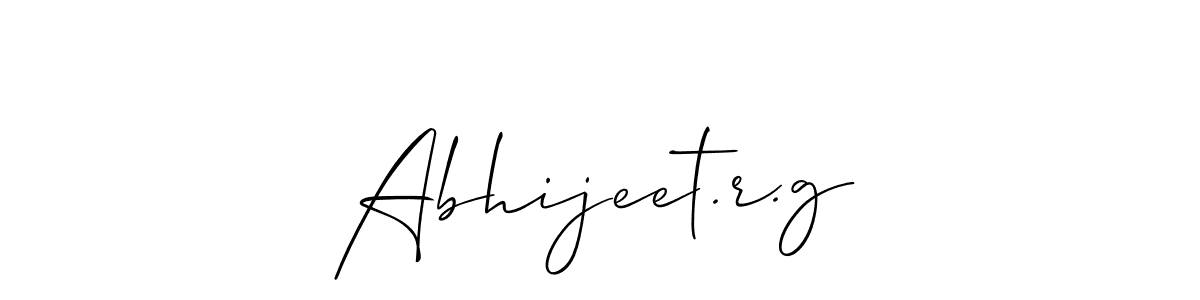 Also You can easily find your signature by using the search form. We will create Abhijeet.r.g name handwritten signature images for you free of cost using Allison_Script sign style. Abhijeet.r.g signature style 2 images and pictures png