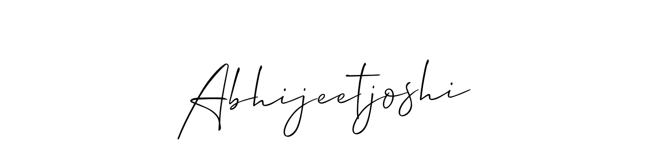 Also You can easily find your signature by using the search form. We will create Abhijeetjoshi name handwritten signature images for you free of cost using Allison_Script sign style. Abhijeetjoshi signature style 2 images and pictures png