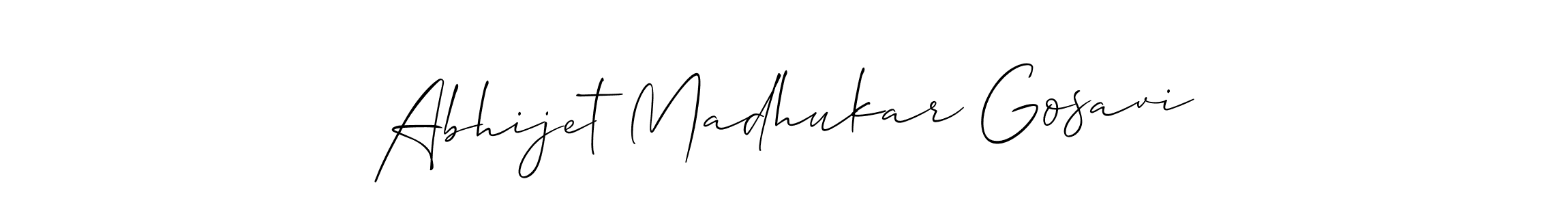 Once you've used our free online signature maker to create your best signature Allison_Script style, it's time to enjoy all of the benefits that Abhijet Madhukar Gosavi name signing documents. Abhijet Madhukar Gosavi signature style 2 images and pictures png