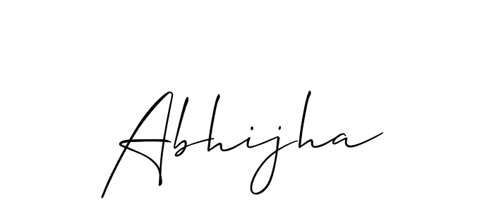 How to Draw Abhijha signature style? Allison_Script is a latest design signature styles for name Abhijha. Abhijha signature style 2 images and pictures png