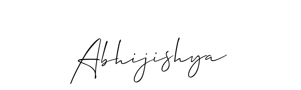 Allison_Script is a professional signature style that is perfect for those who want to add a touch of class to their signature. It is also a great choice for those who want to make their signature more unique. Get Abhijishya name to fancy signature for free. Abhijishya signature style 2 images and pictures png