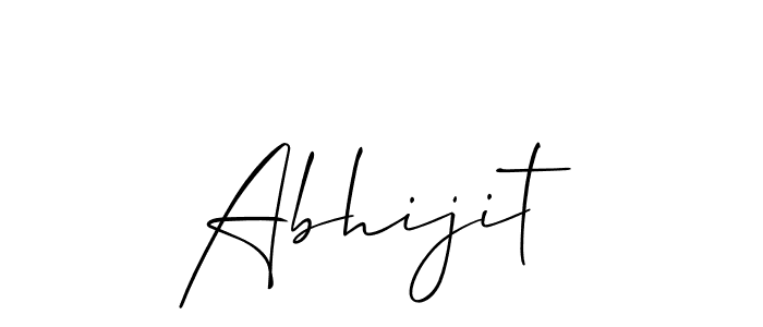 You should practise on your own different ways (Allison_Script) to write your name (Abhijit) in signature. don't let someone else do it for you. Abhijit signature style 2 images and pictures png