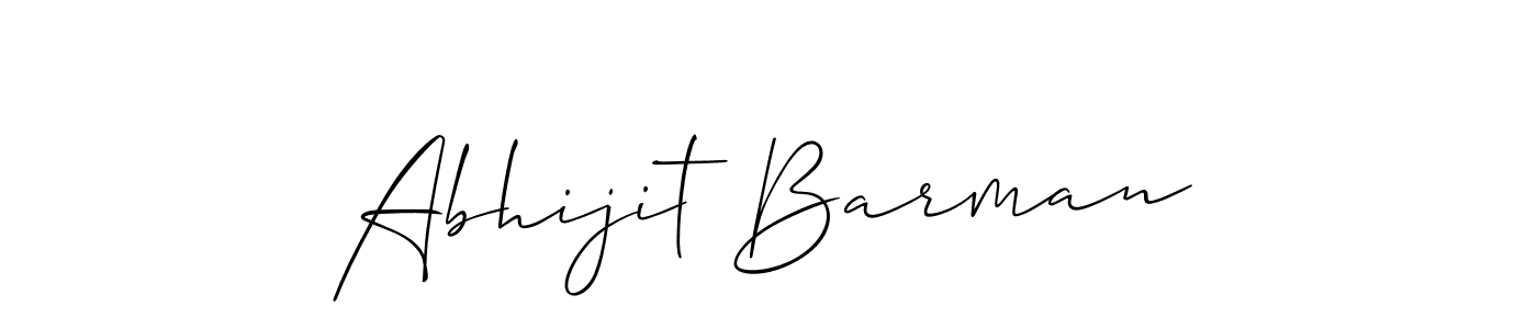 It looks lik you need a new signature style for name Abhijit Barman. Design unique handwritten (Allison_Script) signature with our free signature maker in just a few clicks. Abhijit Barman signature style 2 images and pictures png