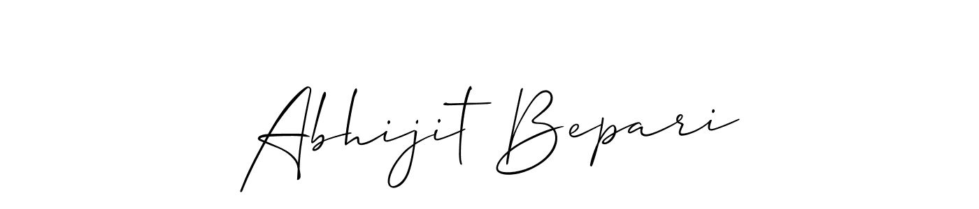 Also we have Abhijit Bepari name is the best signature style. Create professional handwritten signature collection using Allison_Script autograph style. Abhijit Bepari signature style 2 images and pictures png