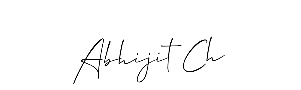 Make a short Abhijit Ch signature style. Manage your documents anywhere anytime using Allison_Script. Create and add eSignatures, submit forms, share and send files easily. Abhijit Ch signature style 2 images and pictures png