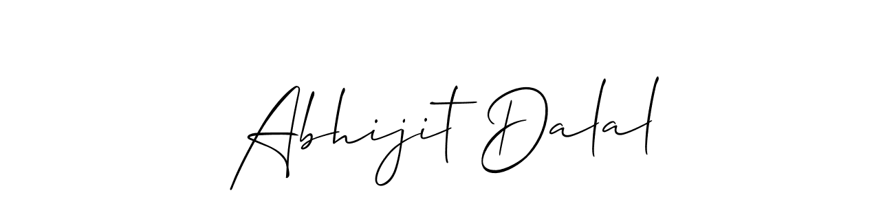 Abhijit Dalal stylish signature style. Best Handwritten Sign (Allison_Script) for my name. Handwritten Signature Collection Ideas for my name Abhijit Dalal. Abhijit Dalal signature style 2 images and pictures png