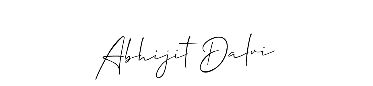 You should practise on your own different ways (Allison_Script) to write your name (Abhijit Dalvi) in signature. don't let someone else do it for you. Abhijit Dalvi signature style 2 images and pictures png