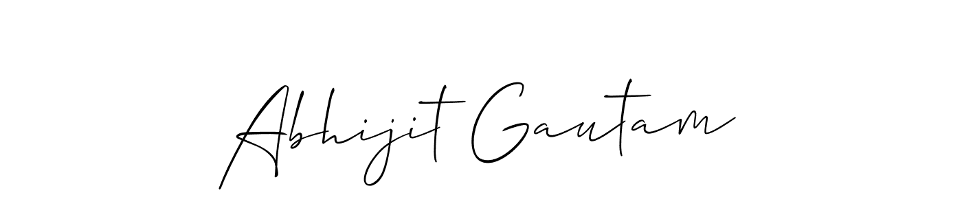 Similarly Allison_Script is the best handwritten signature design. Signature creator online .You can use it as an online autograph creator for name Abhijit Gautam. Abhijit Gautam signature style 2 images and pictures png