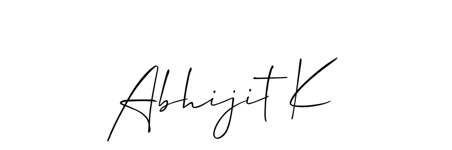 You can use this online signature creator to create a handwritten signature for the name Abhijit K. This is the best online autograph maker. Abhijit K signature style 2 images and pictures png