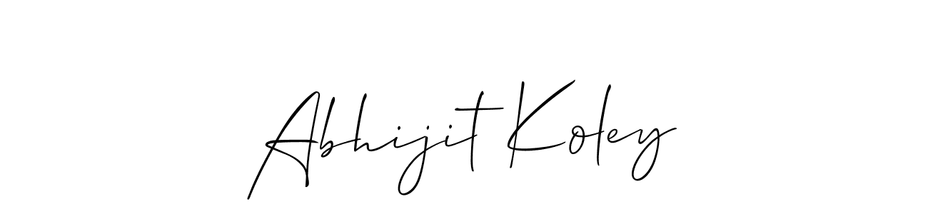 Similarly Allison_Script is the best handwritten signature design. Signature creator online .You can use it as an online autograph creator for name Abhijit Koley. Abhijit Koley signature style 2 images and pictures png
