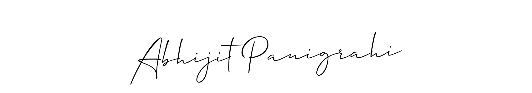 Abhijit Panigrahi stylish signature style. Best Handwritten Sign (Allison_Script) for my name. Handwritten Signature Collection Ideas for my name Abhijit Panigrahi. Abhijit Panigrahi signature style 2 images and pictures png