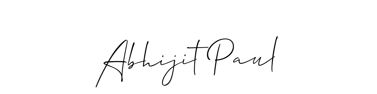 You should practise on your own different ways (Allison_Script) to write your name (Abhijit Paul) in signature. don't let someone else do it for you. Abhijit Paul signature style 2 images and pictures png