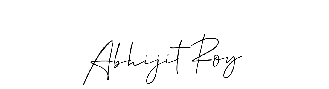 The best way (Allison_Script) to make a short signature is to pick only two or three words in your name. The name Abhijit Roy include a total of six letters. For converting this name. Abhijit Roy signature style 2 images and pictures png