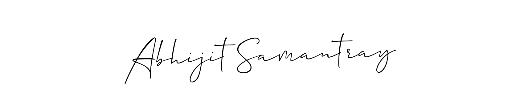 Make a beautiful signature design for name Abhijit Samantray. With this signature (Allison_Script) style, you can create a handwritten signature for free. Abhijit Samantray signature style 2 images and pictures png