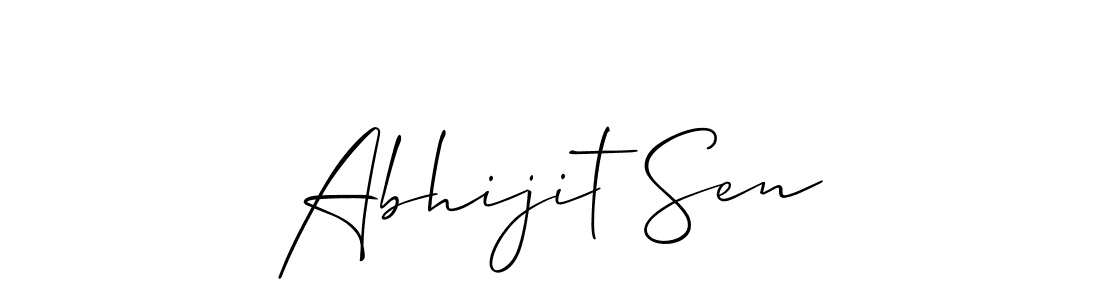 You should practise on your own different ways (Allison_Script) to write your name (Abhijit Sen) in signature. don't let someone else do it for you. Abhijit Sen signature style 2 images and pictures png