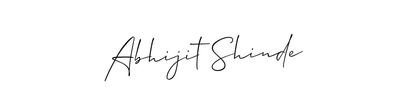 You should practise on your own different ways (Allison_Script) to write your name (Abhijit Shinde) in signature. don't let someone else do it for you. Abhijit Shinde signature style 2 images and pictures png