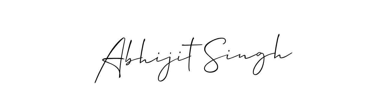How to make Abhijit Singh signature? Allison_Script is a professional autograph style. Create handwritten signature for Abhijit Singh name. Abhijit Singh signature style 2 images and pictures png