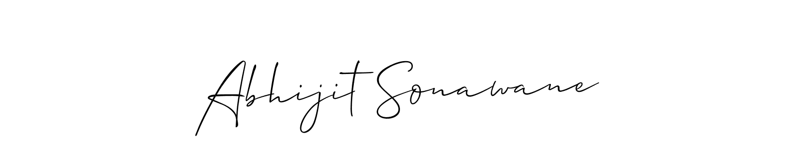 Best and Professional Signature Style for Abhijit Sonawane. Allison_Script Best Signature Style Collection. Abhijit Sonawane signature style 2 images and pictures png