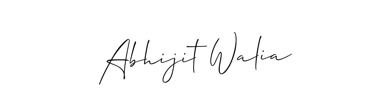 Best and Professional Signature Style for Abhijit Walia. Allison_Script Best Signature Style Collection. Abhijit Walia signature style 2 images and pictures png