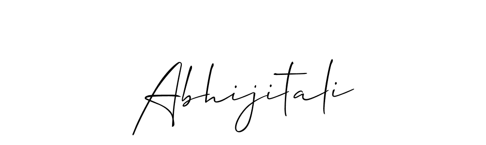 Create a beautiful signature design for name Abhijitali. With this signature (Allison_Script) fonts, you can make a handwritten signature for free. Abhijitali signature style 2 images and pictures png