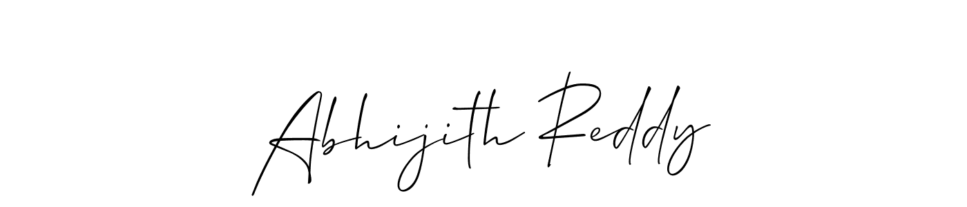 Make a short Abhijith Reddy signature style. Manage your documents anywhere anytime using Allison_Script. Create and add eSignatures, submit forms, share and send files easily. Abhijith Reddy signature style 2 images and pictures png