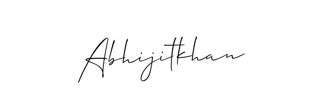 Similarly Allison_Script is the best handwritten signature design. Signature creator online .You can use it as an online autograph creator for name Abhijitkhan. Abhijitkhan signature style 2 images and pictures png