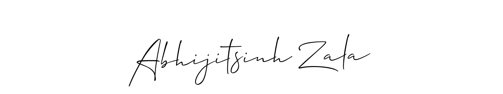 You can use this online signature creator to create a handwritten signature for the name Abhijitsinh Zala. This is the best online autograph maker. Abhijitsinh Zala signature style 2 images and pictures png