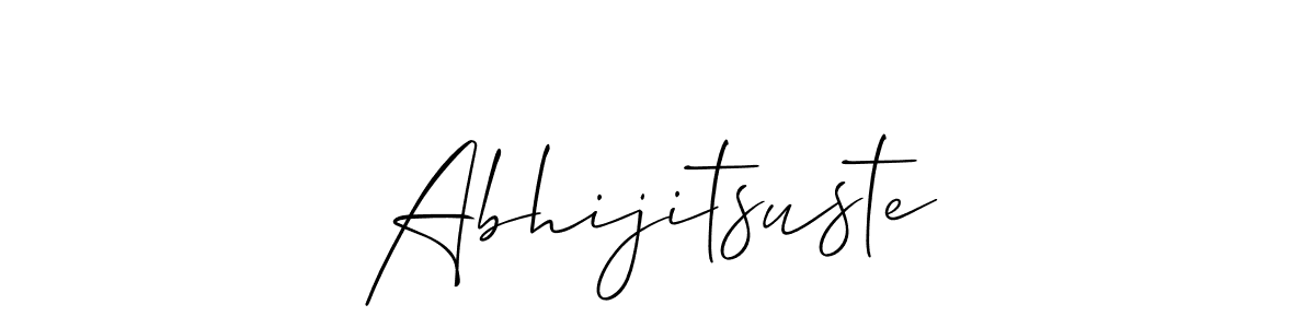 Similarly Allison_Script is the best handwritten signature design. Signature creator online .You can use it as an online autograph creator for name Abhijitsuste. Abhijitsuste signature style 2 images and pictures png