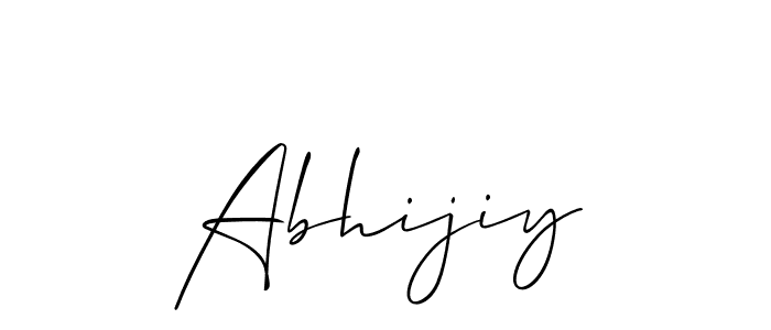 It looks lik you need a new signature style for name Abhijiy. Design unique handwritten (Allison_Script) signature with our free signature maker in just a few clicks. Abhijiy signature style 2 images and pictures png