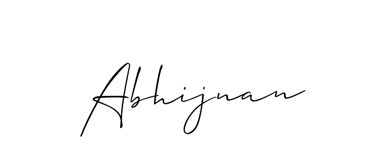 You should practise on your own different ways (Allison_Script) to write your name (Abhijnan) in signature. don't let someone else do it for you. Abhijnan signature style 2 images and pictures png