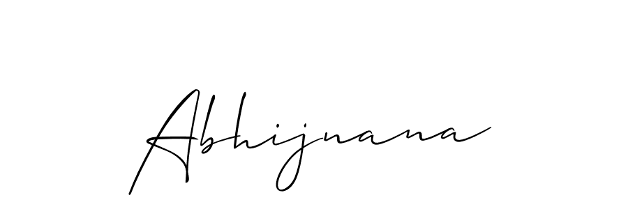 The best way (Allison_Script) to make a short signature is to pick only two or three words in your name. The name Abhijnana include a total of six letters. For converting this name. Abhijnana signature style 2 images and pictures png