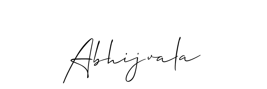 How to make Abhijvala signature? Allison_Script is a professional autograph style. Create handwritten signature for Abhijvala name. Abhijvala signature style 2 images and pictures png