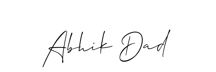 Best and Professional Signature Style for Abhik Dad. Allison_Script Best Signature Style Collection. Abhik Dad signature style 2 images and pictures png