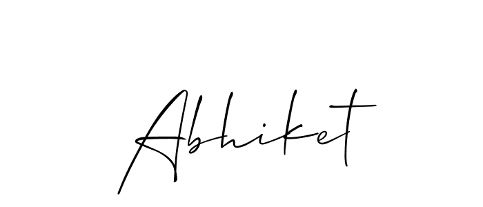 You can use this online signature creator to create a handwritten signature for the name Abhiket. This is the best online autograph maker. Abhiket signature style 2 images and pictures png