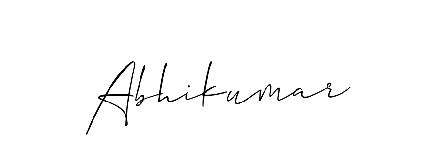 Also we have Abhikumar name is the best signature style. Create professional handwritten signature collection using Allison_Script autograph style. Abhikumar signature style 2 images and pictures png