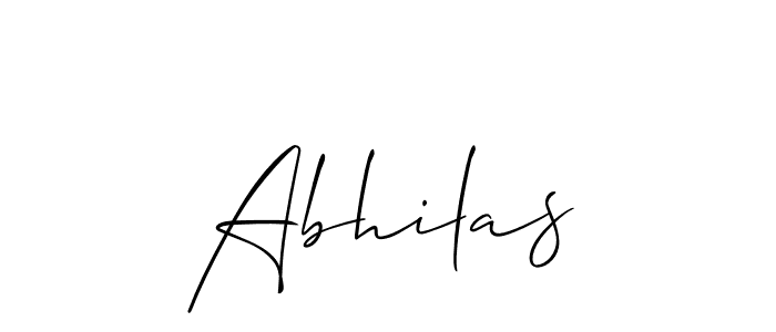 Design your own signature with our free online signature maker. With this signature software, you can create a handwritten (Allison_Script) signature for name Abhilas. Abhilas signature style 2 images and pictures png