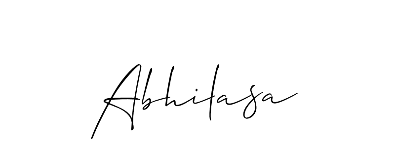 How to Draw Abhilasa signature style? Allison_Script is a latest design signature styles for name Abhilasa. Abhilasa signature style 2 images and pictures png