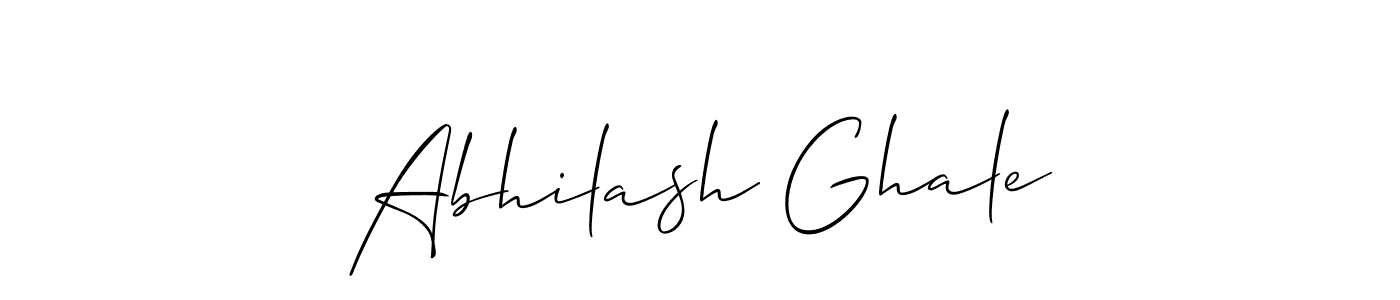 Use a signature maker to create a handwritten signature online. With this signature software, you can design (Allison_Script) your own signature for name Abhilash Ghale. Abhilash Ghale signature style 2 images and pictures png