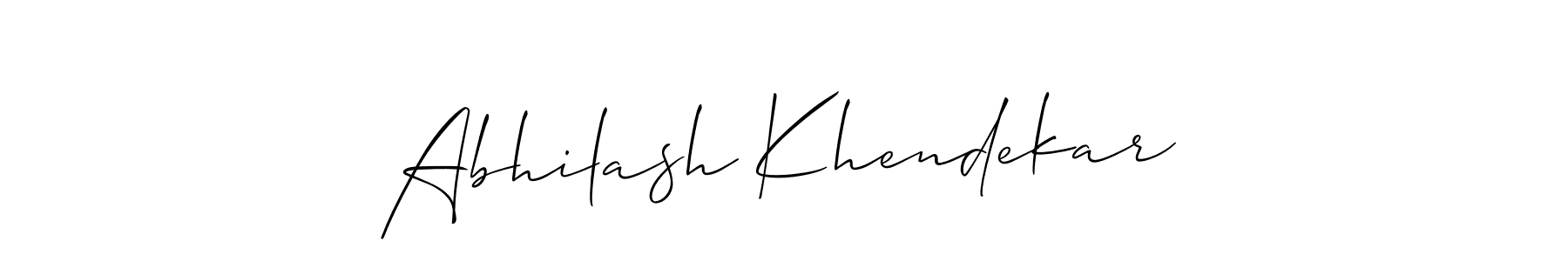 It looks lik you need a new signature style for name Abhilash Khendekar. Design unique handwritten (Allison_Script) signature with our free signature maker in just a few clicks. Abhilash Khendekar signature style 2 images and pictures png