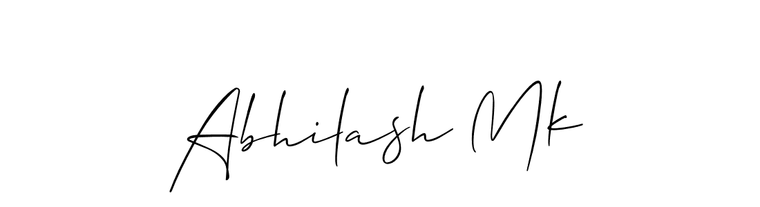 The best way (Allison_Script) to make a short signature is to pick only two or three words in your name. The name Abhilash Mk include a total of six letters. For converting this name. Abhilash Mk signature style 2 images and pictures png