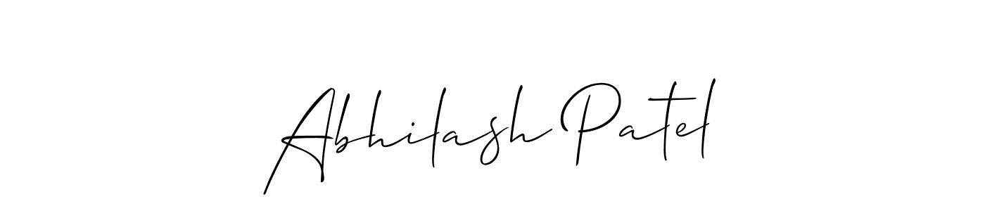 You should practise on your own different ways (Allison_Script) to write your name (Abhilash Patel) in signature. don't let someone else do it for you. Abhilash Patel signature style 2 images and pictures png