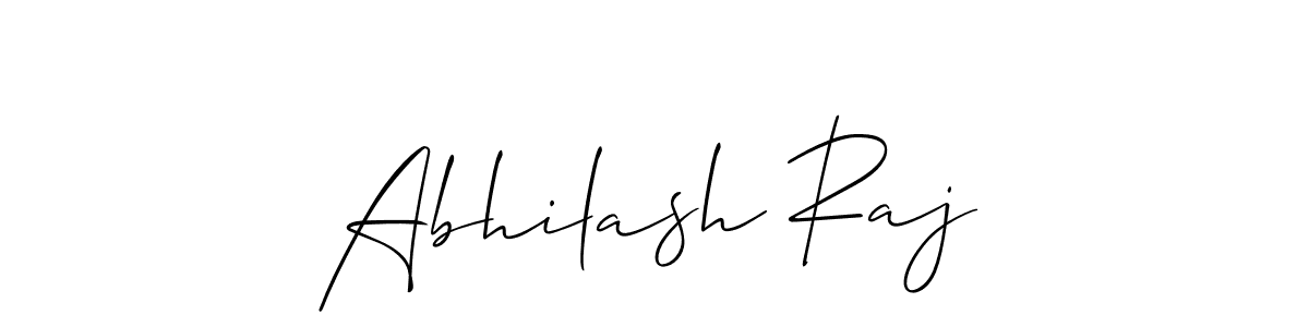 Use a signature maker to create a handwritten signature online. With this signature software, you can design (Allison_Script) your own signature for name Abhilash Raj. Abhilash Raj signature style 2 images and pictures png