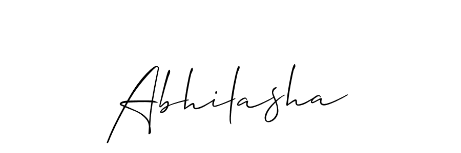 Design your own signature with our free online signature maker. With this signature software, you can create a handwritten (Allison_Script) signature for name Abhilasha. Abhilasha signature style 2 images and pictures png