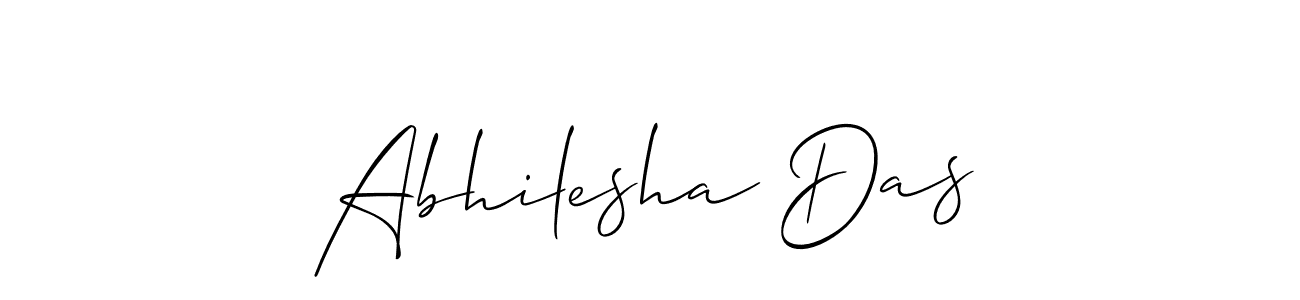 Create a beautiful signature design for name Abhilesha Das. With this signature (Allison_Script) fonts, you can make a handwritten signature for free. Abhilesha Das signature style 2 images and pictures png