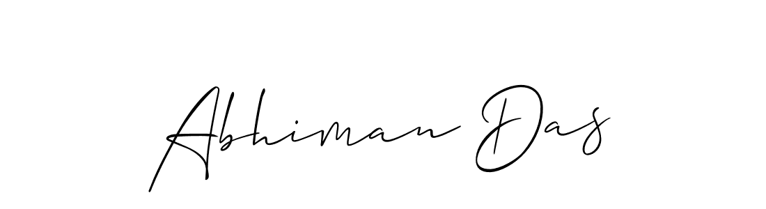 Make a short Abhiman Das signature style. Manage your documents anywhere anytime using Allison_Script. Create and add eSignatures, submit forms, share and send files easily. Abhiman Das signature style 2 images and pictures png
