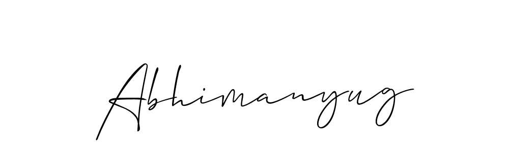 Similarly Allison_Script is the best handwritten signature design. Signature creator online .You can use it as an online autograph creator for name Abhimanyug. Abhimanyug signature style 2 images and pictures png