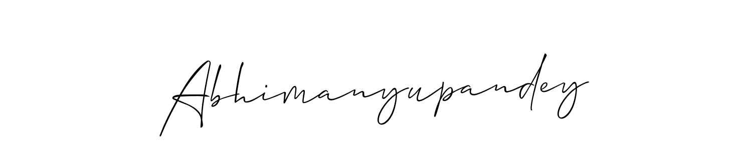 Make a beautiful signature design for name Abhimanyupandey. Use this online signature maker to create a handwritten signature for free. Abhimanyupandey signature style 2 images and pictures png