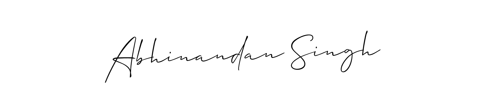 How to Draw Abhinandan Singh signature style? Allison_Script is a latest design signature styles for name Abhinandan Singh. Abhinandan Singh signature style 2 images and pictures png